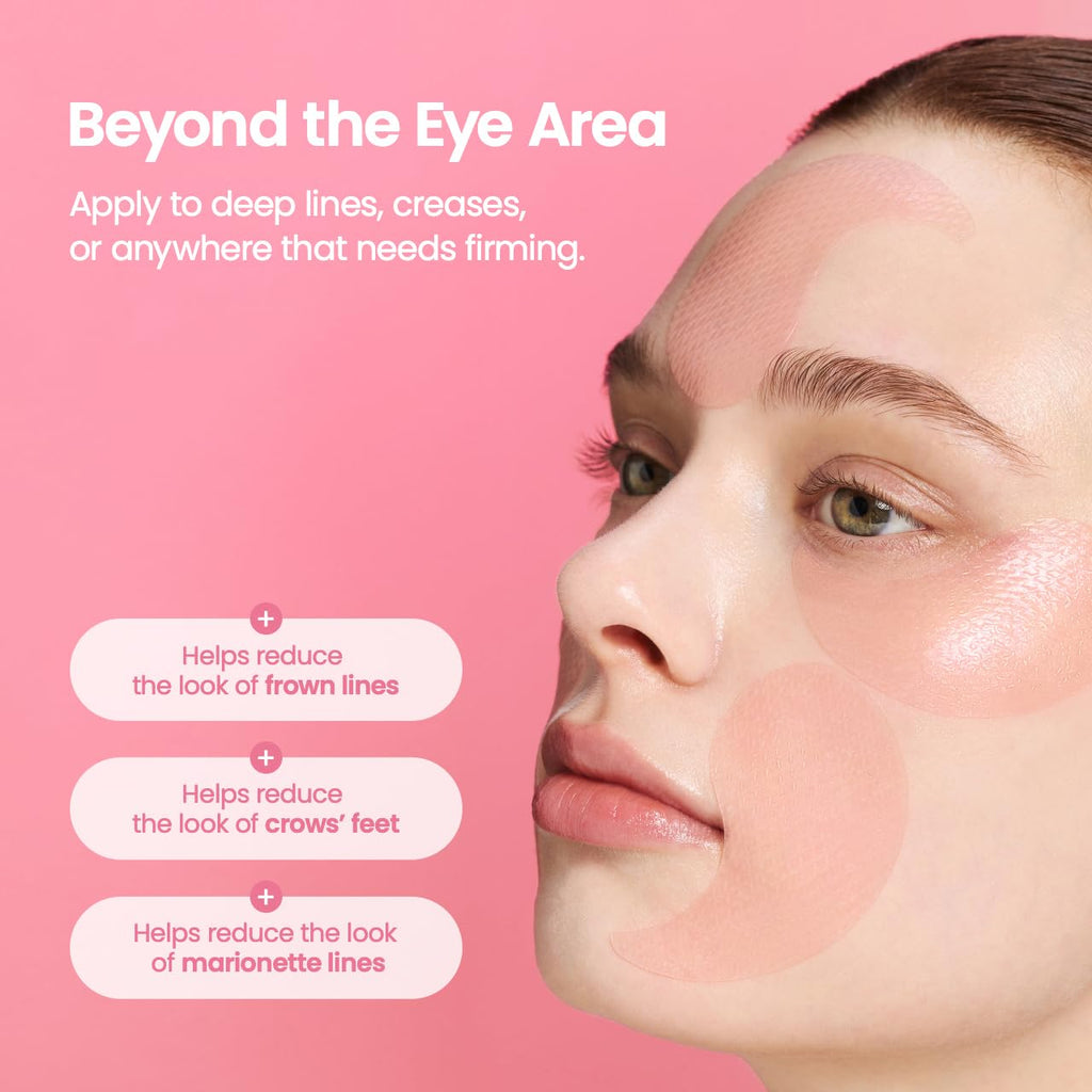 BIODANCE Hydrogel Eye Patches for Under Eye - Collagen Peptide, Anti Wrinkle & Fine Lines (60 Count)