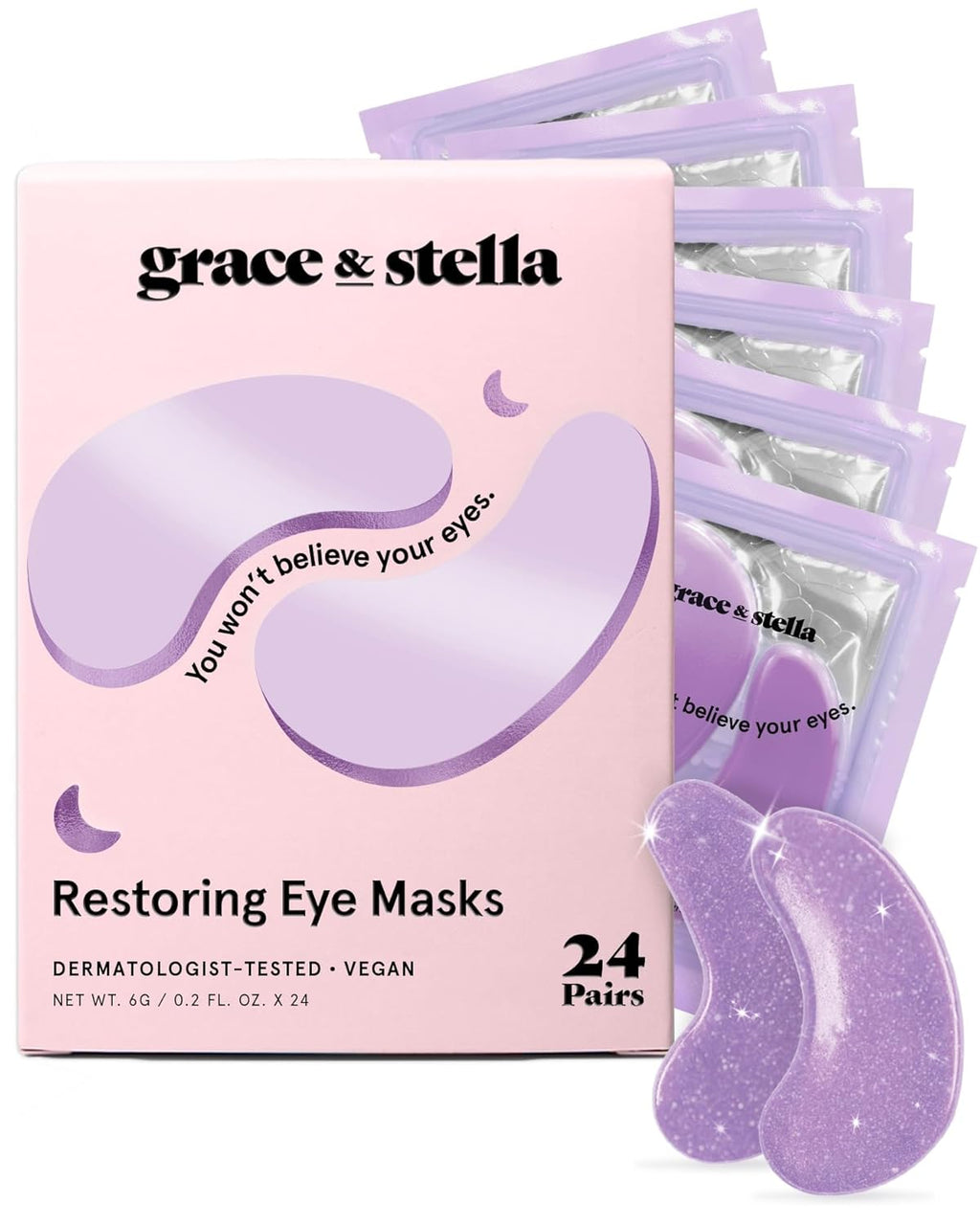 grace & stella Retinol Under Eye Patches for Puffy Eyes