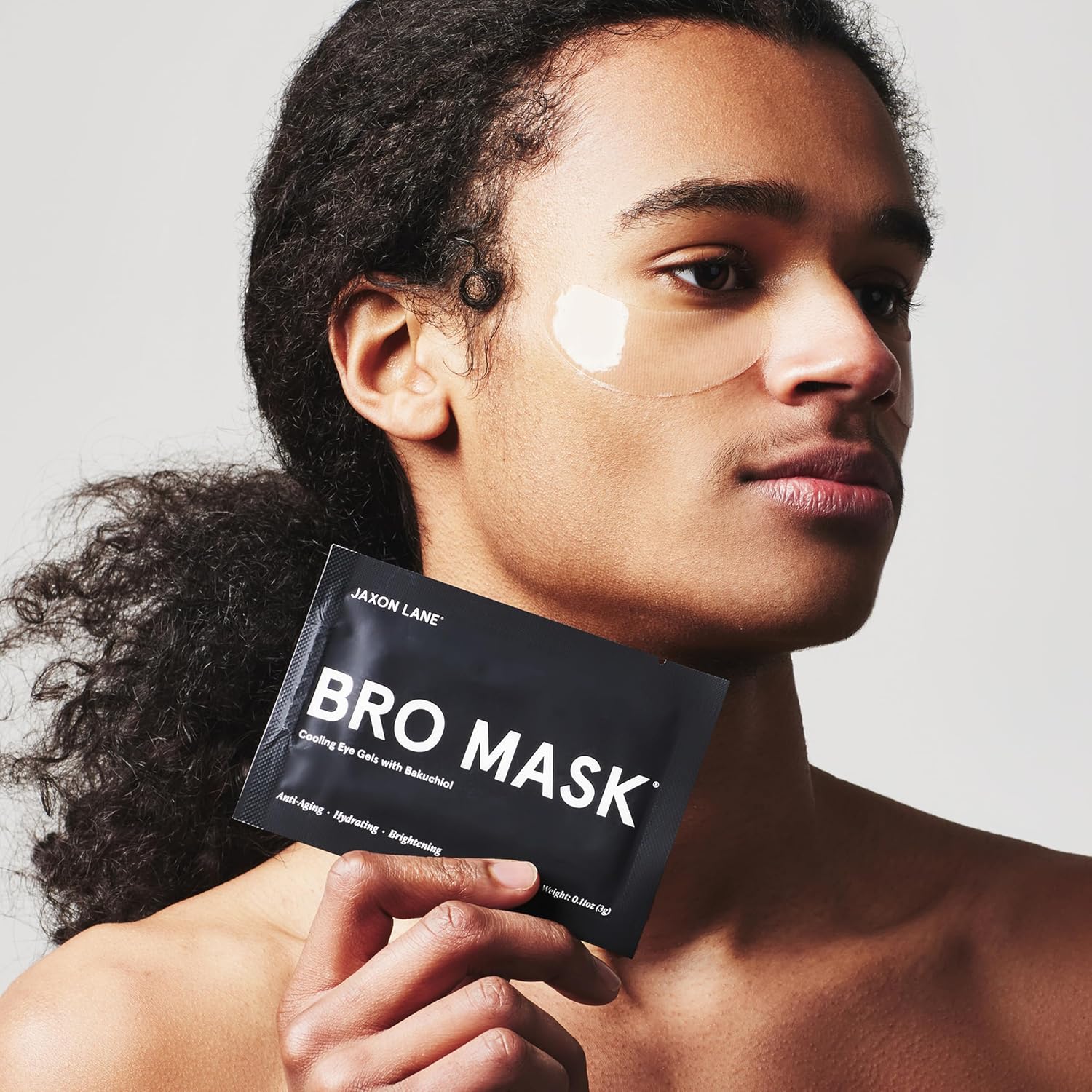 JAXON LANE Bro Mask Under Eye Patches for Men for Dark Circles, 1 x 6 Pairs